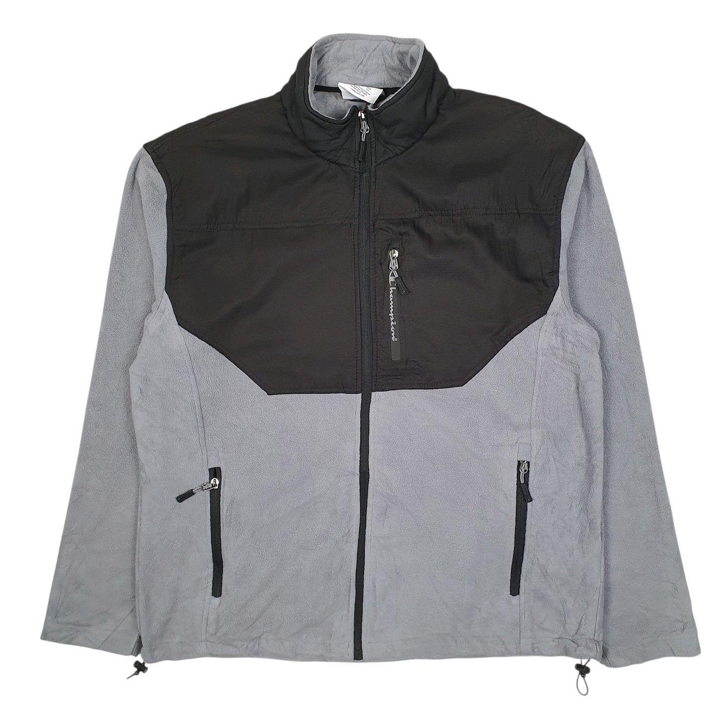 Mens Grey Champion  Full Zip Jumper