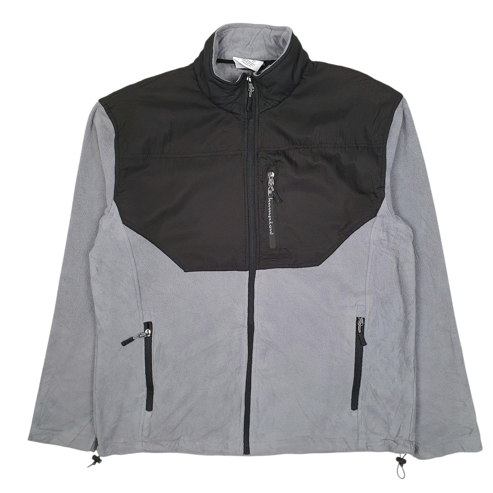 Mens Grey Champion  Full Zip Jumper