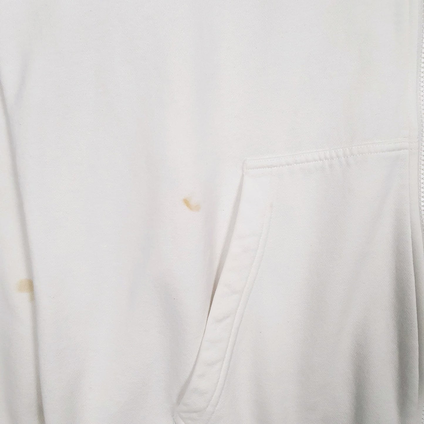 Mens White Nike  Full Zip Jumper