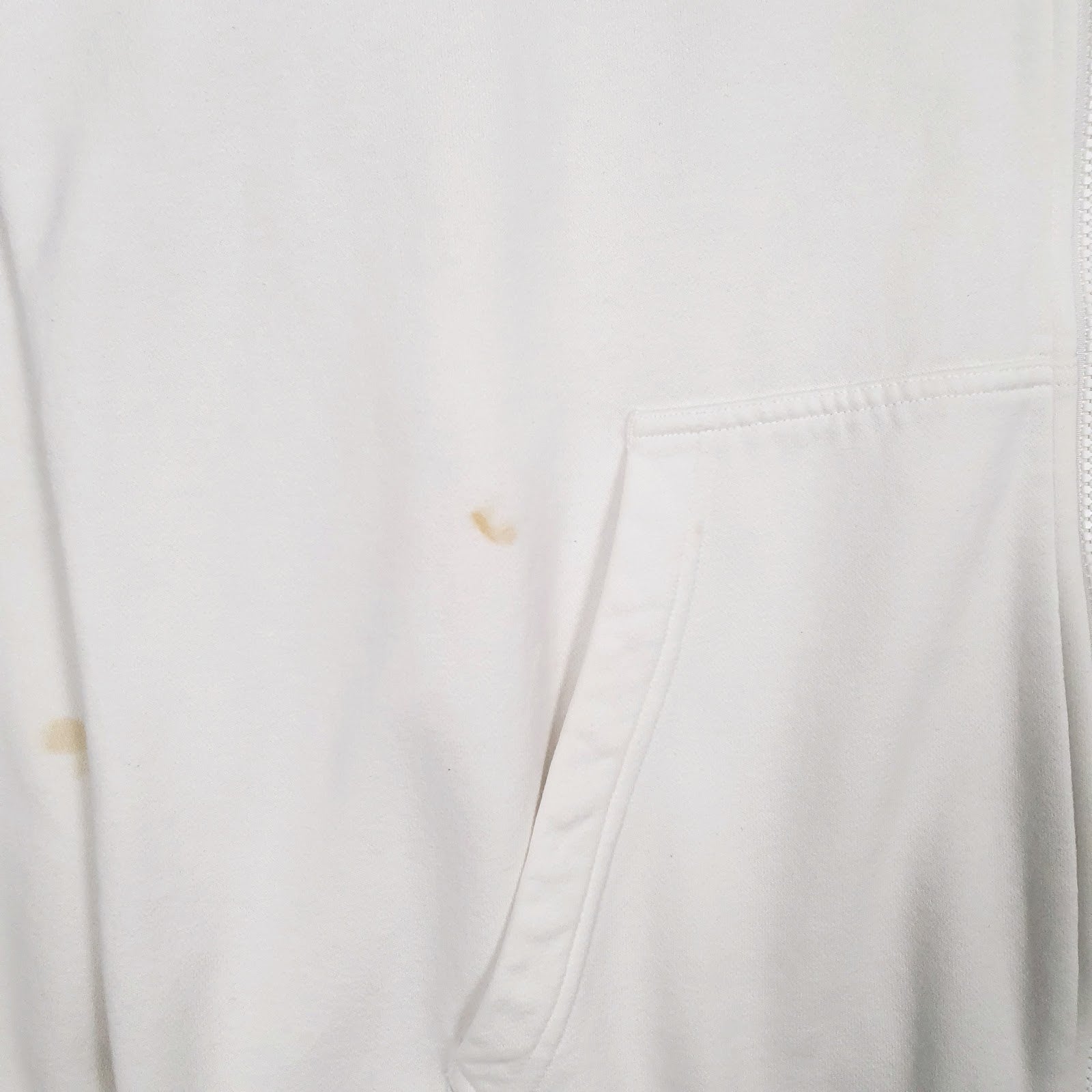 Mens White Nike  Full Zip Jumper