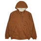 Mens Brown Lee Sherpa Lined  Coat