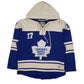 Mens Blue Old Time Hockey Toronto Maple Leafs NHL Jersey Hoodie Jumper