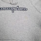 Mens Grey Champion Spellout Hoodie Jumper