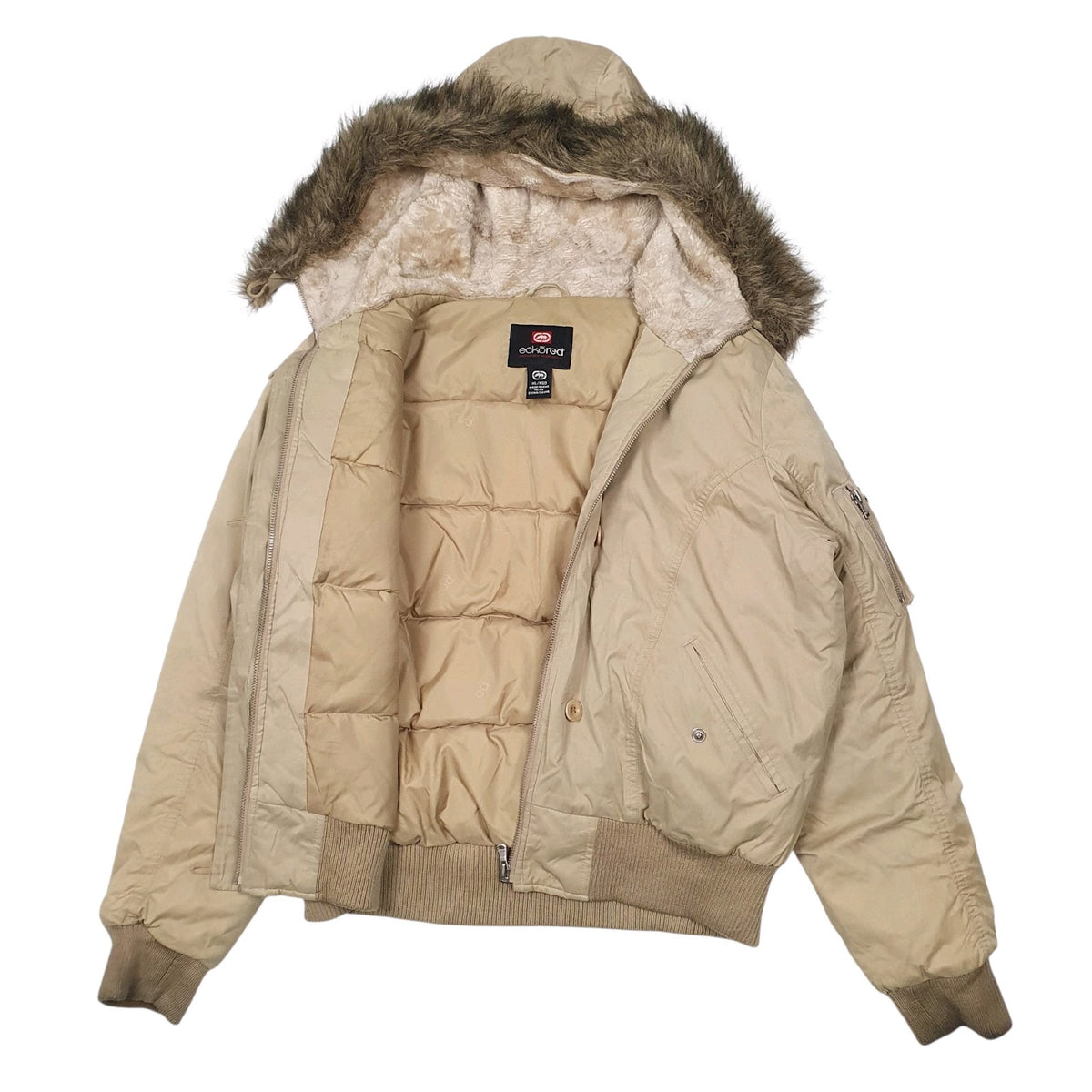 Womens Beige Ecko   Coat