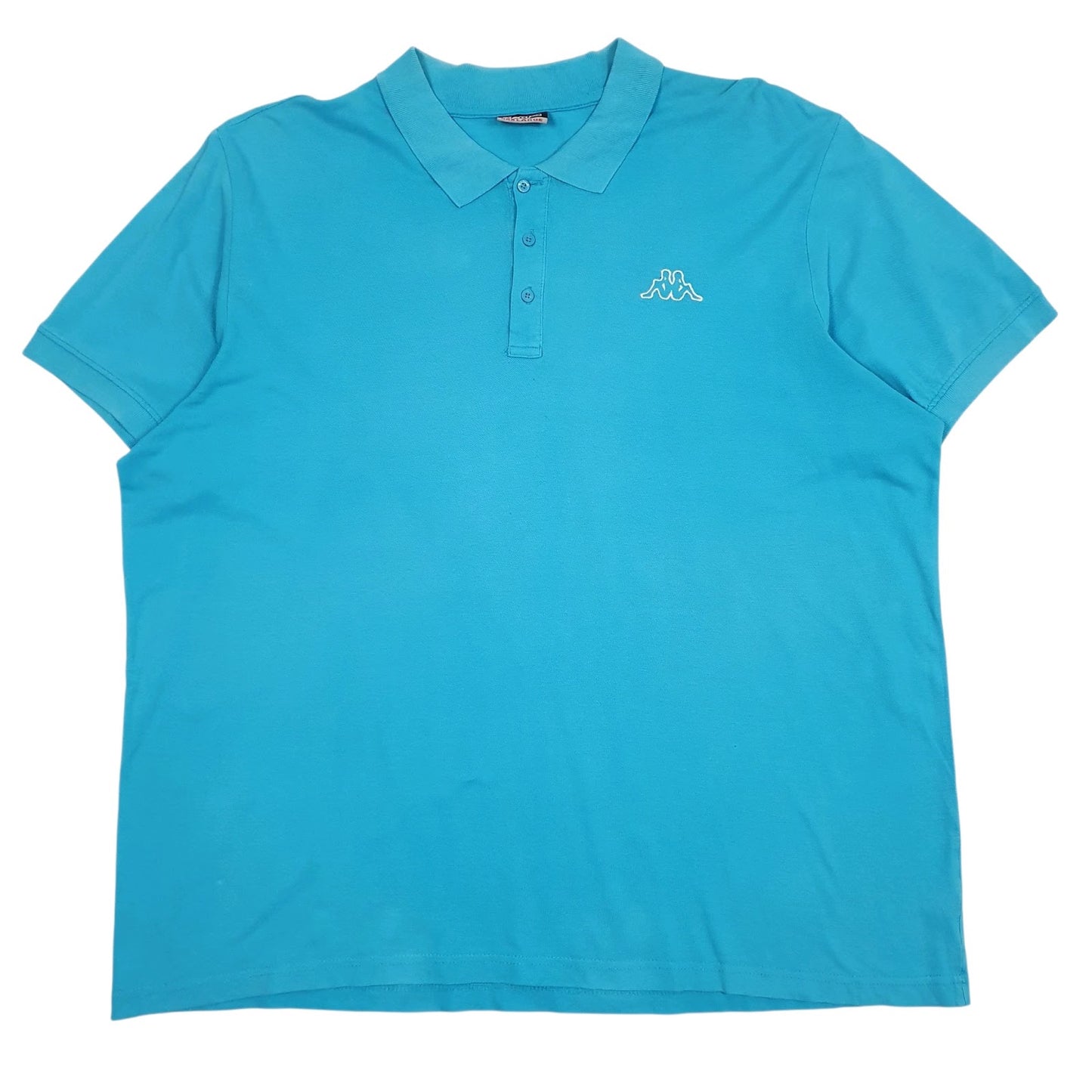 Mens Blue Kappa  Short Sleeve Polo Shirt
