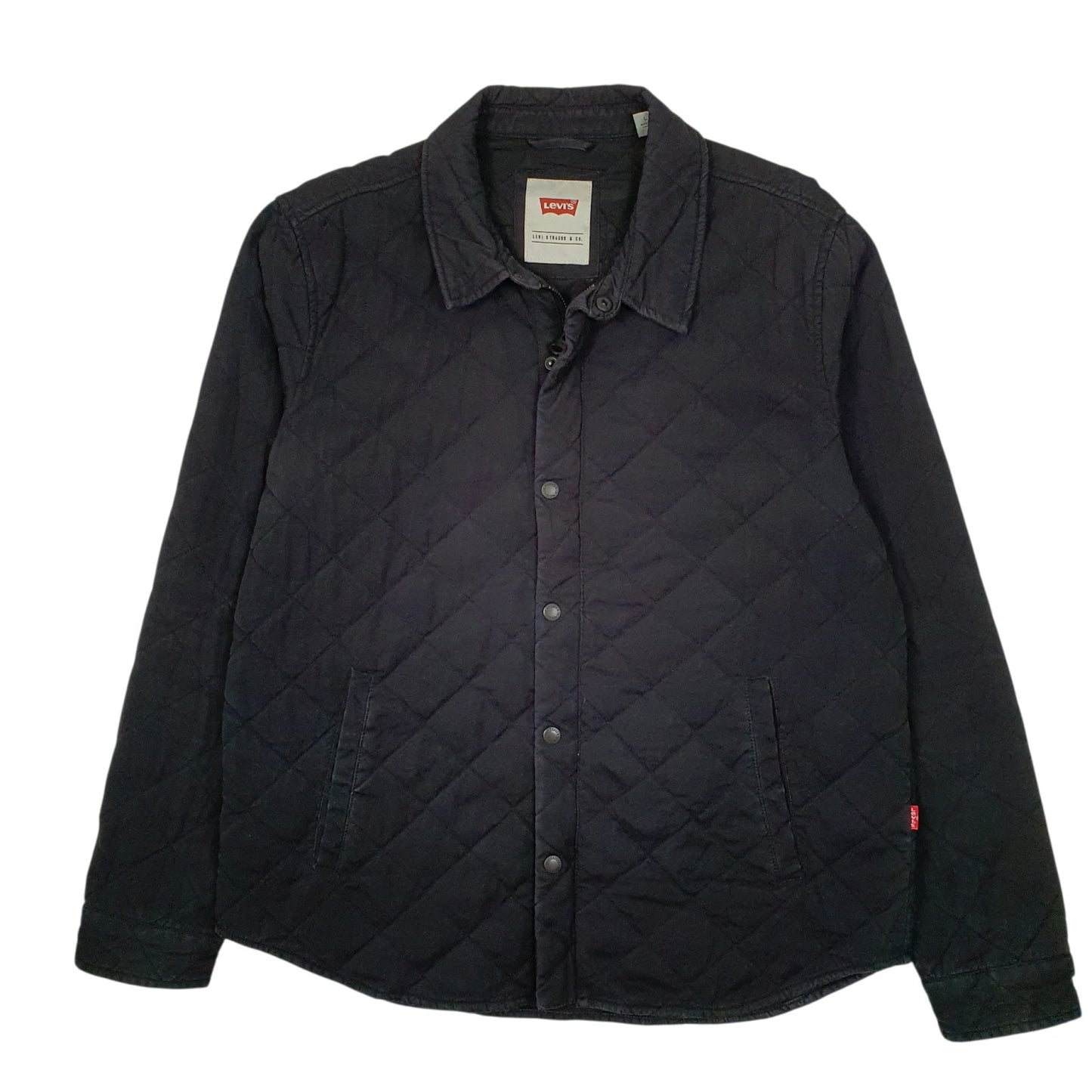 Mens Black Levis Windbreaker  Coat