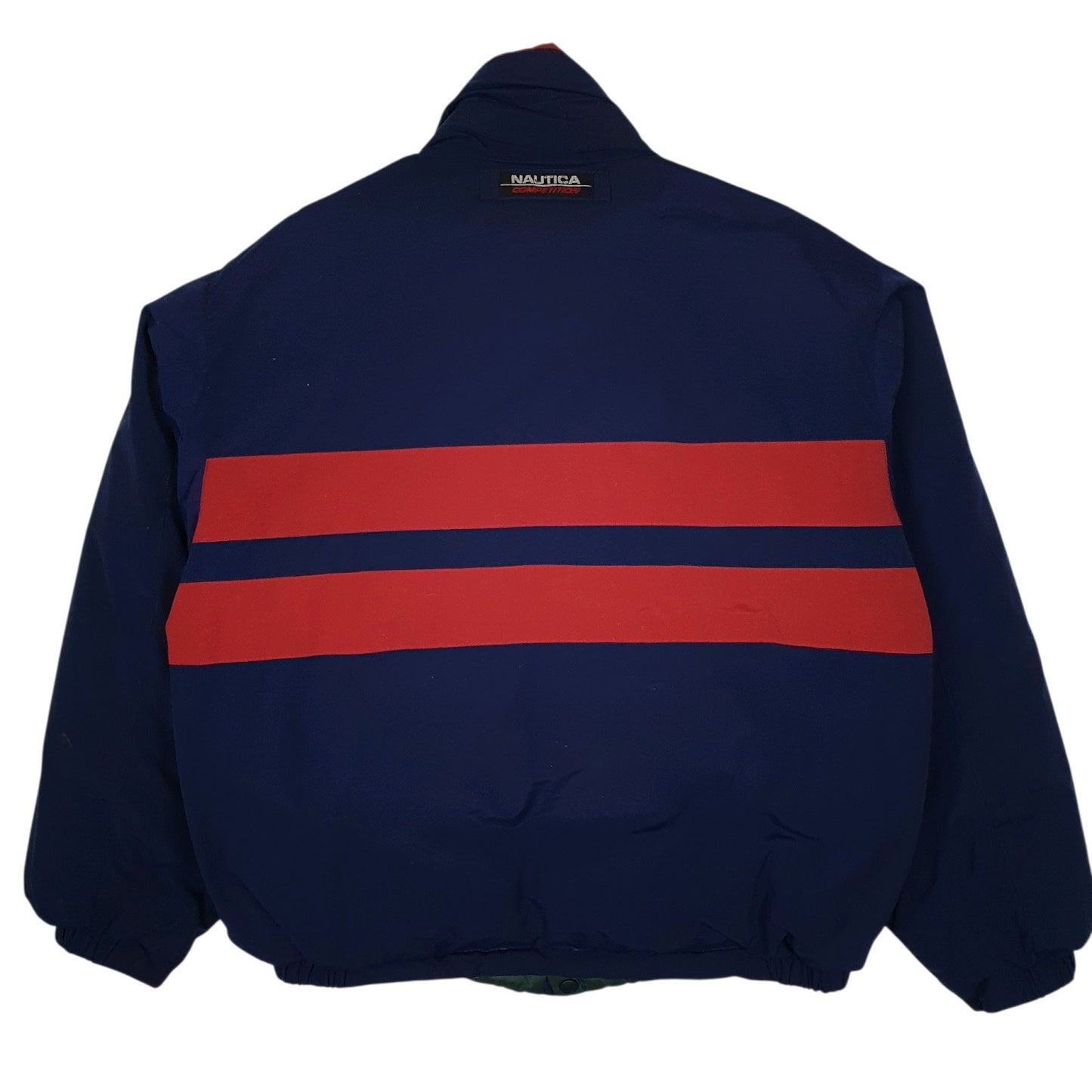 Mens Navy Nautica Competition Vintage 90s Reversible  Coat