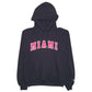 Womens Black Champion Miami Hoodie Jumper