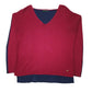 Womens Red Lauren Ralph Lauren  V Neck Jumper