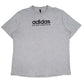 Mens Grey Adidas  Short Sleeve T Shirt