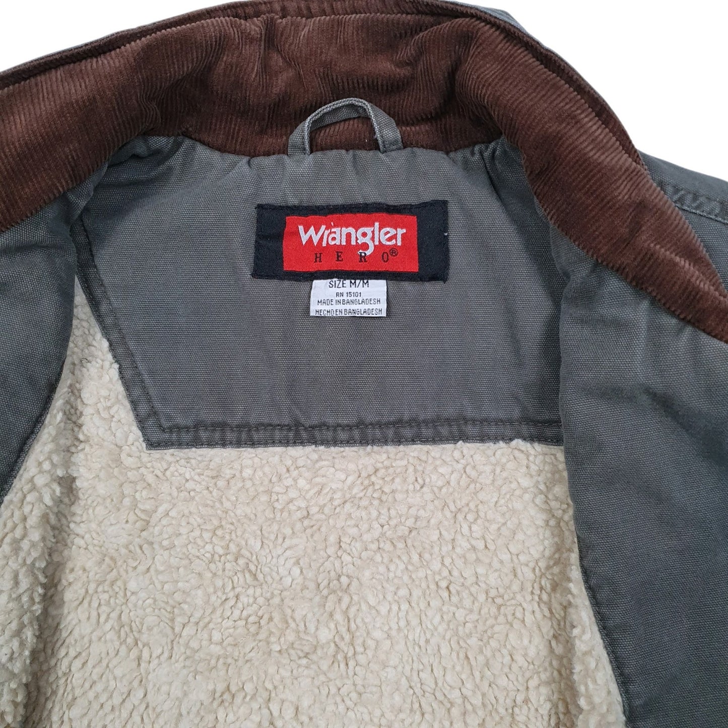 Mens Grey Wrangler Vest Bodywarmer Hero  Coat