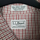 Mens Red L.L.Bean   Shirt