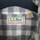 Mens Grey L.L.Bean Chamois Vintage 90s Made In USA  Shirt