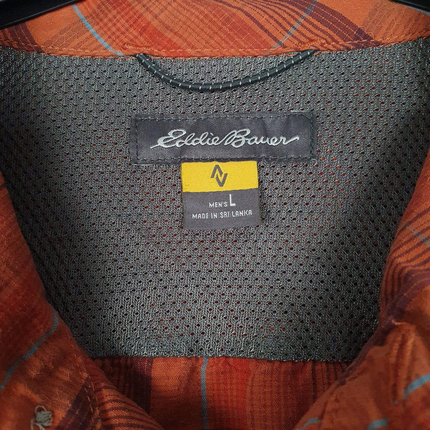 Mens Red Eddie Bauer   Shirt