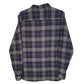 Mens Black Globe Flannel  Shirt