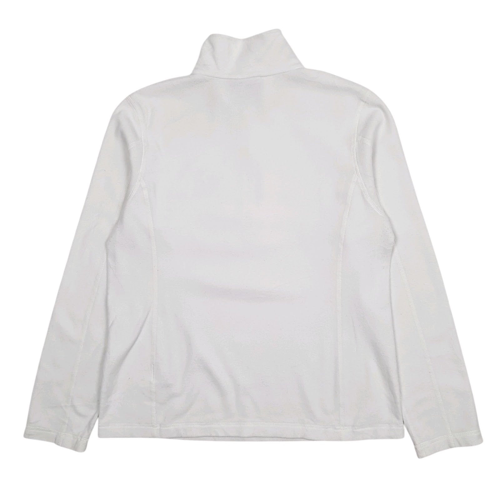 Womens White Patagonia Micro D Quarter Zip Jumper