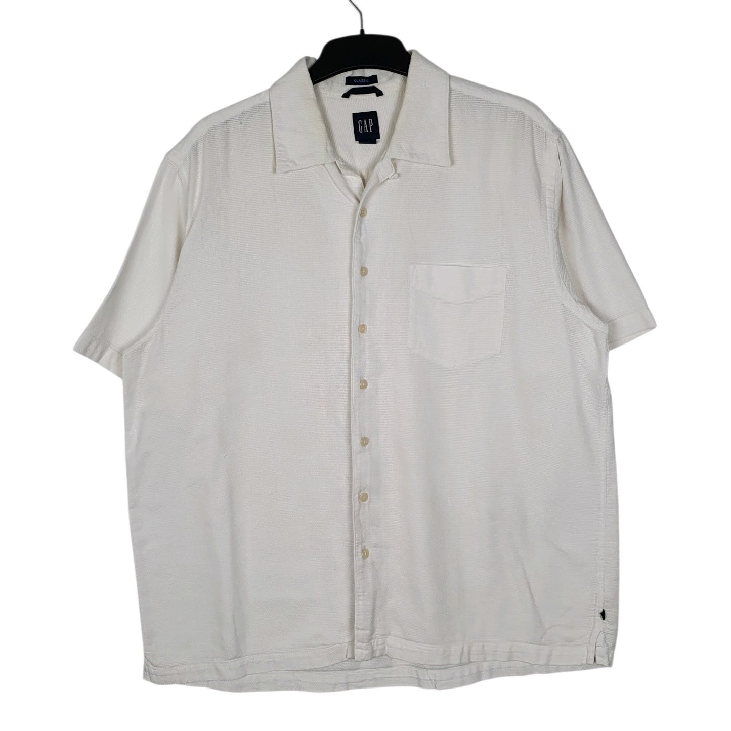 Mens White GAP  Short Sleeve Shirt