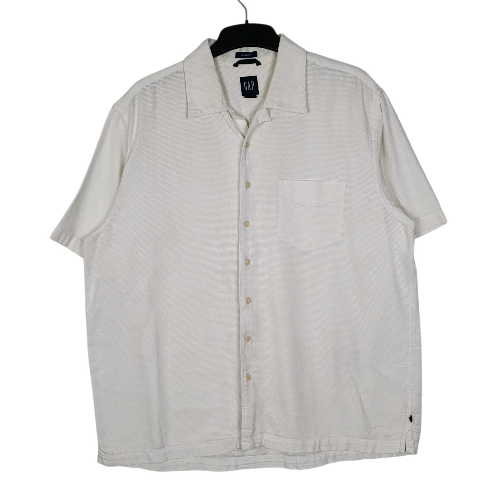 Mens White GAP  Short Sleeve Shirt