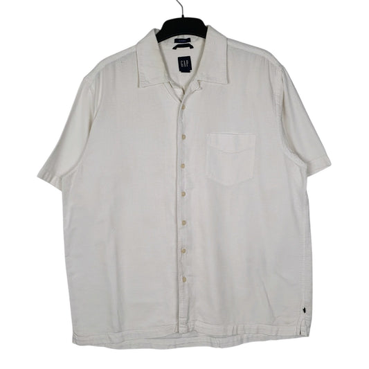 Mens White GAP  Short Sleeve Shirt