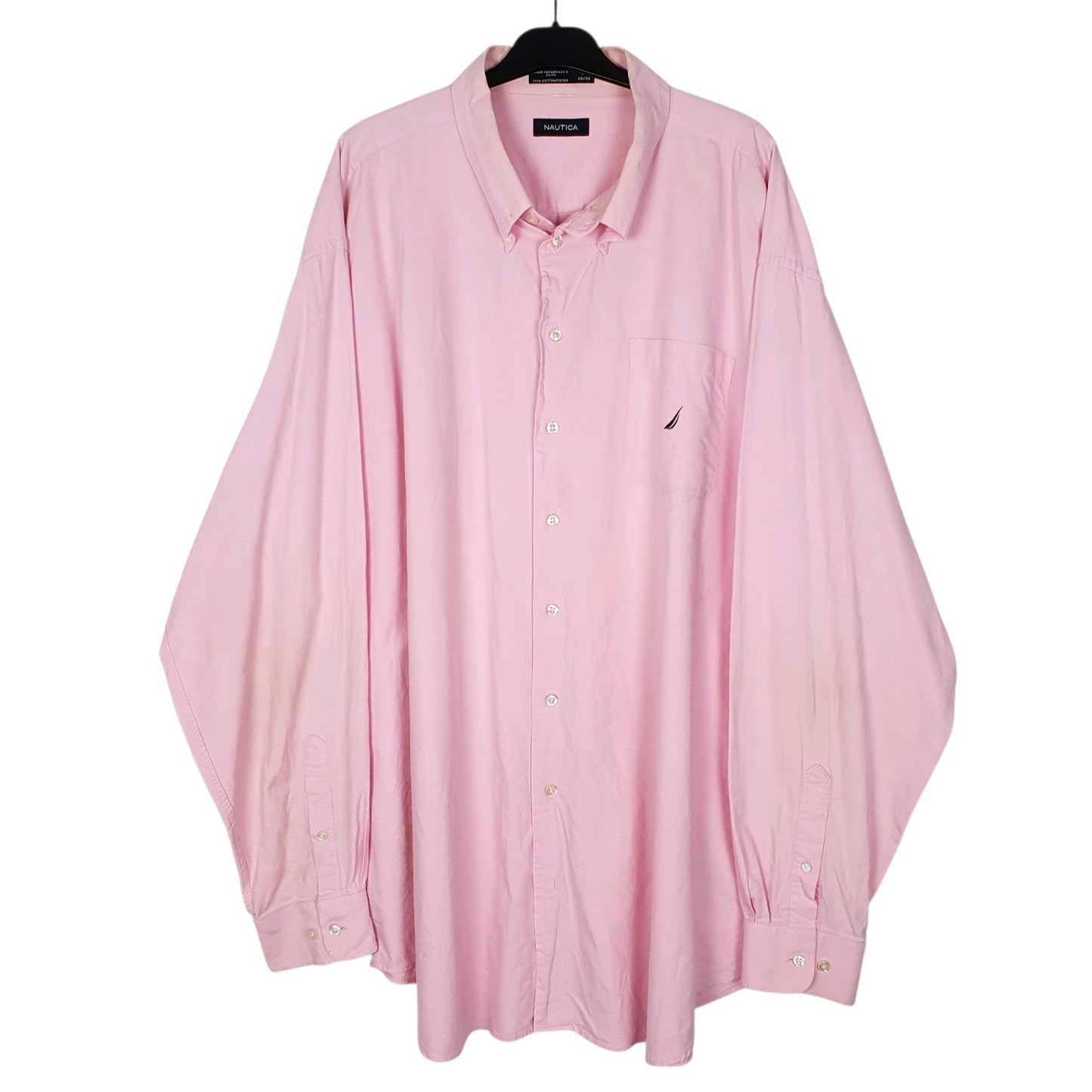 Mens Pink Nautica  Long Sleeve Shirt