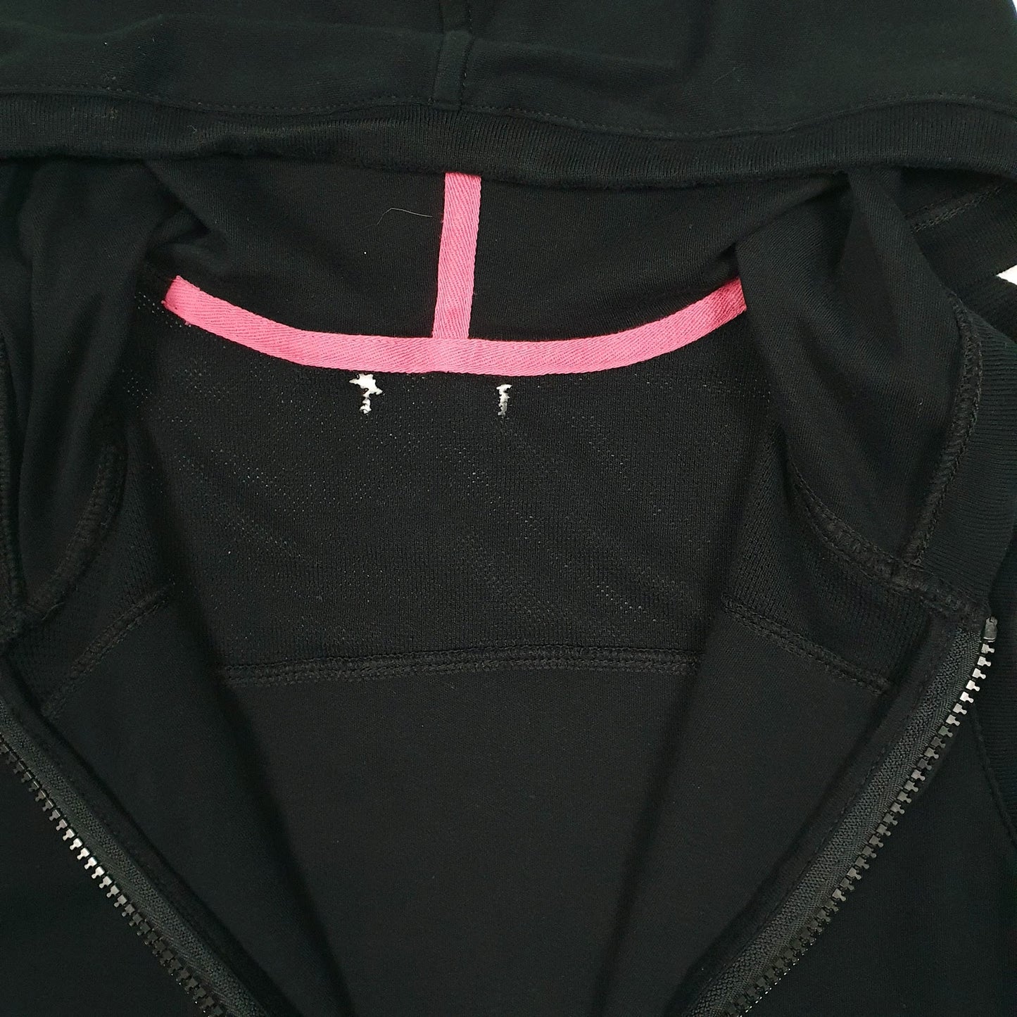 Womens Black Unbranded Hoodie Gilet Jumper