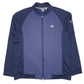 Mens Blue Puma Quilted Full Zip Jumper