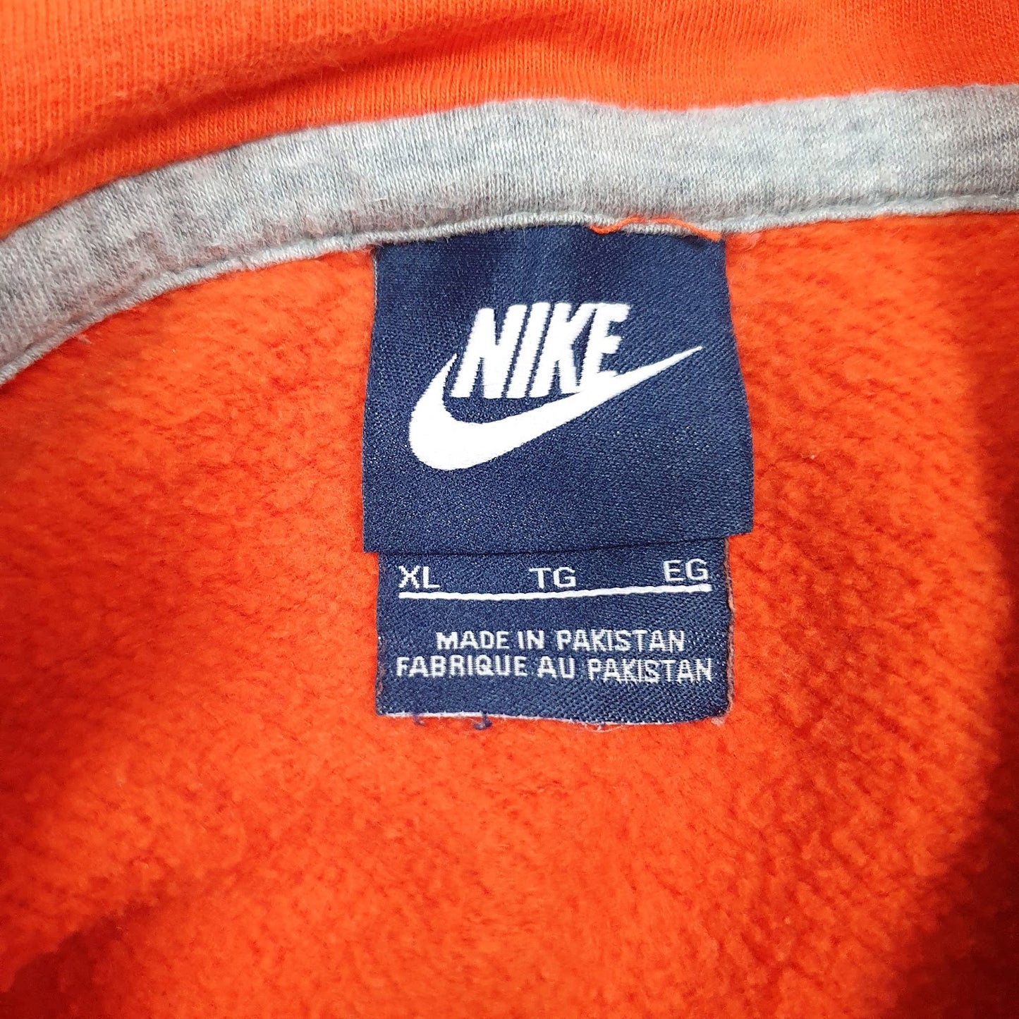 Mens Orange Nike  Hoodie Jumper