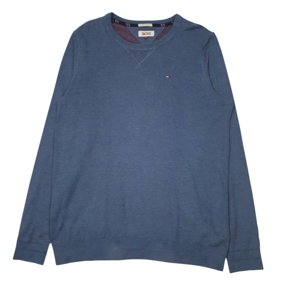 Womens Blue Tommy Hilfiger  Crewneck Jumper