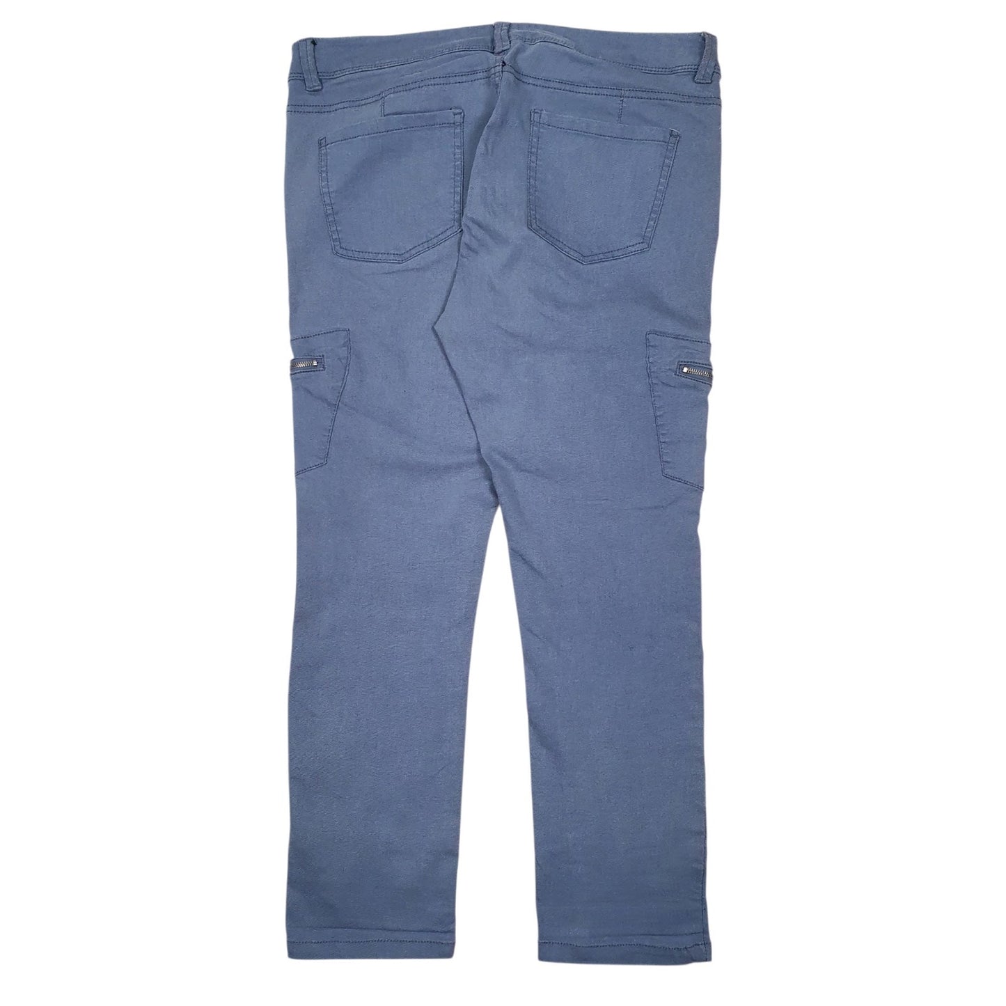 Womens Blue Plaza Italia Capri  Trousers