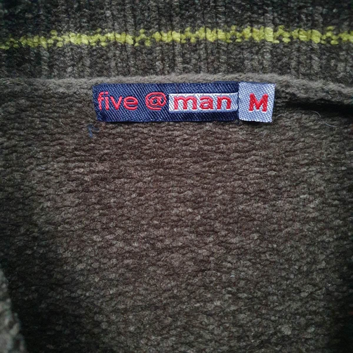 Mens Brown Five @ Man  Crewneck Jumper