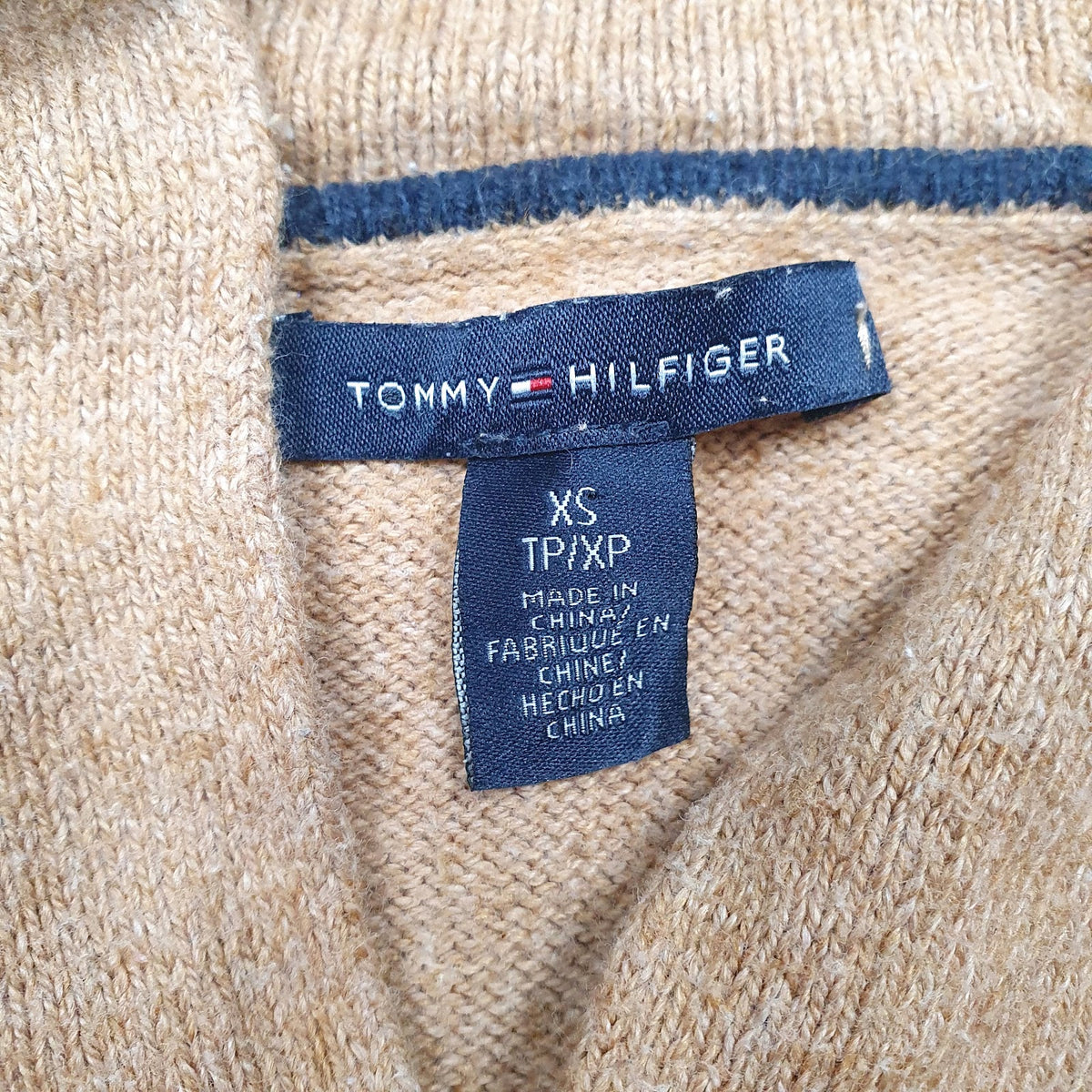 Womens Brown Tommy Hilfiger  Shoal Neck Jumper