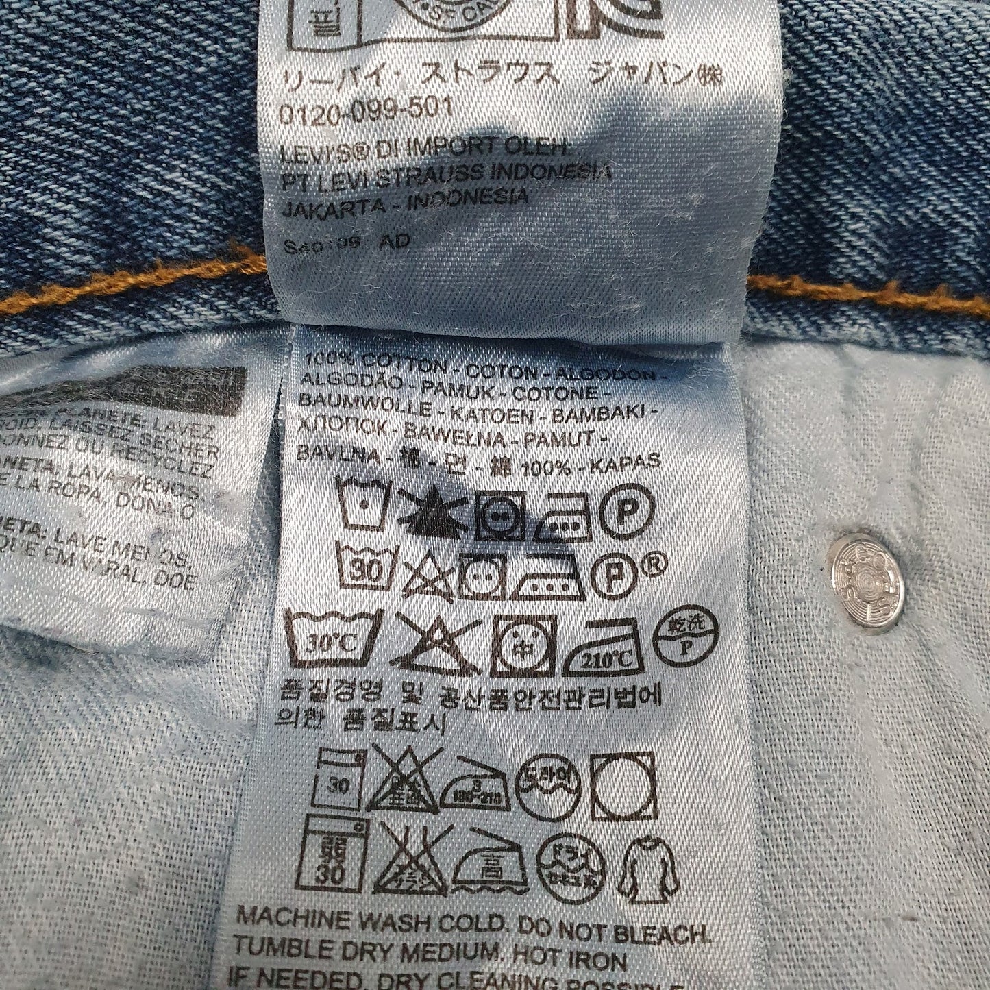 Mens Blue Levis   Jeans
