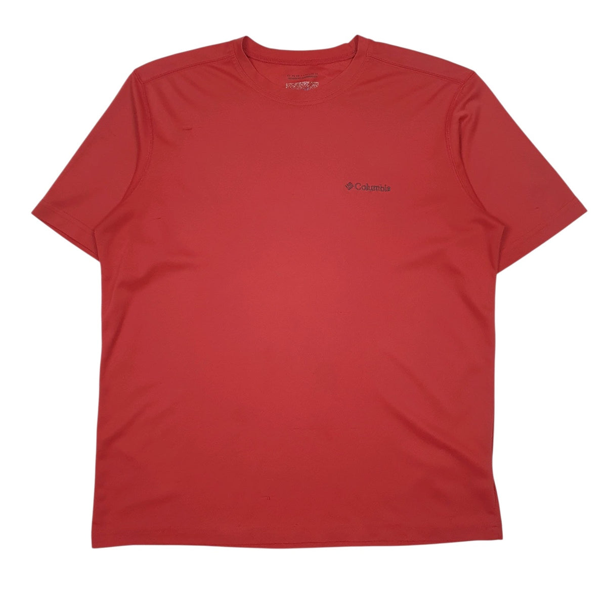 Mens Red Columbia Sportswear Company  Short Sleeve T Shirt