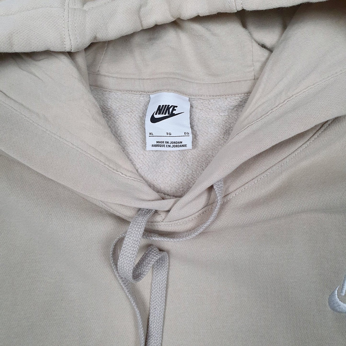 Mens Beige Nike  Hoodie Jumper