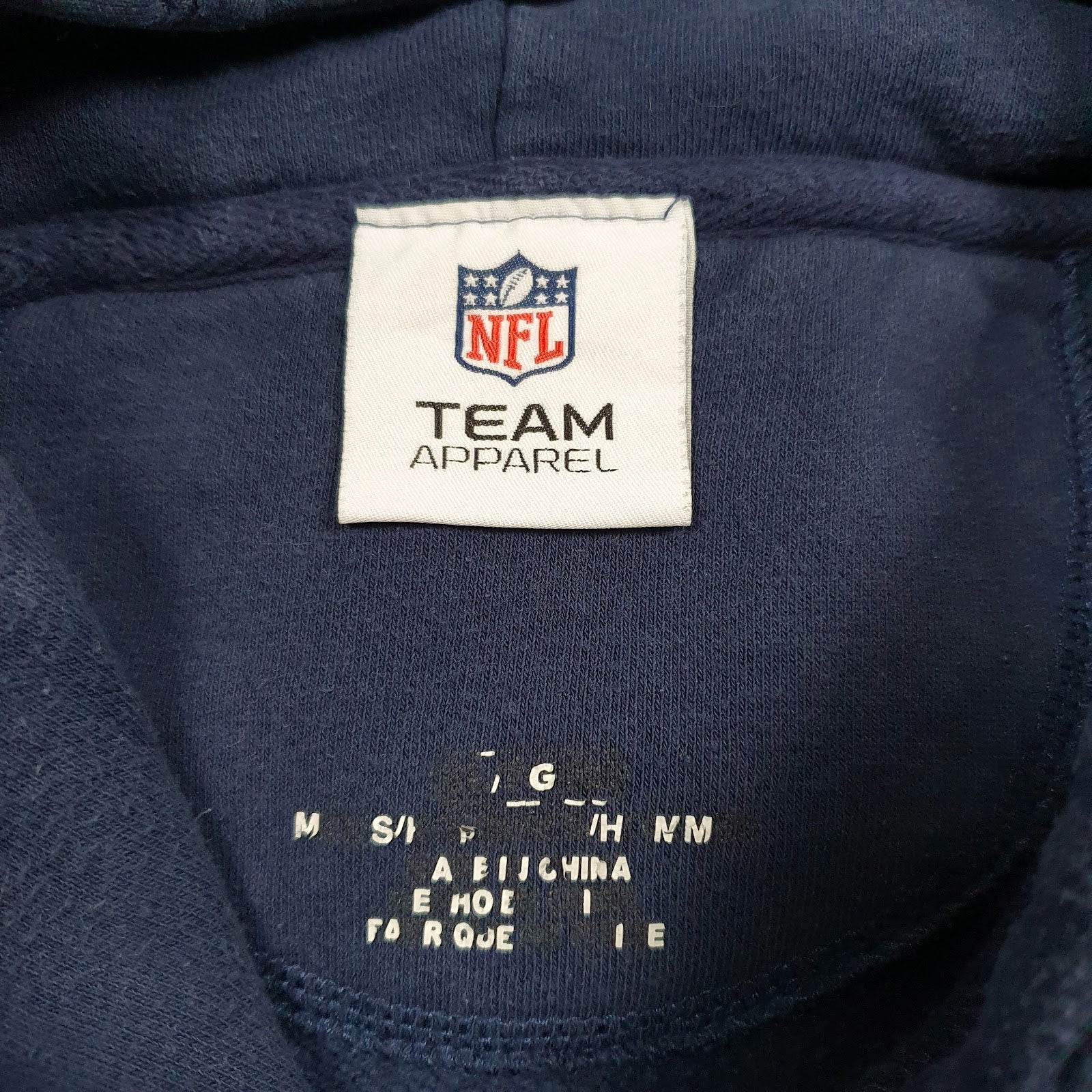 Mens Navy NFL New England Patriots Hoodie Jumper