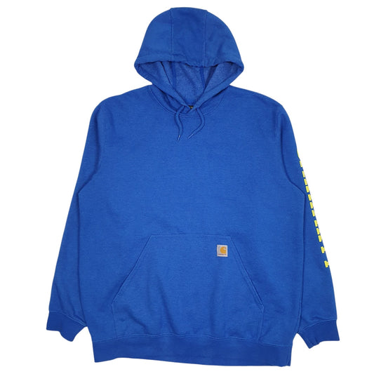 Mens Blue Carhartt  Hoodie Jumper