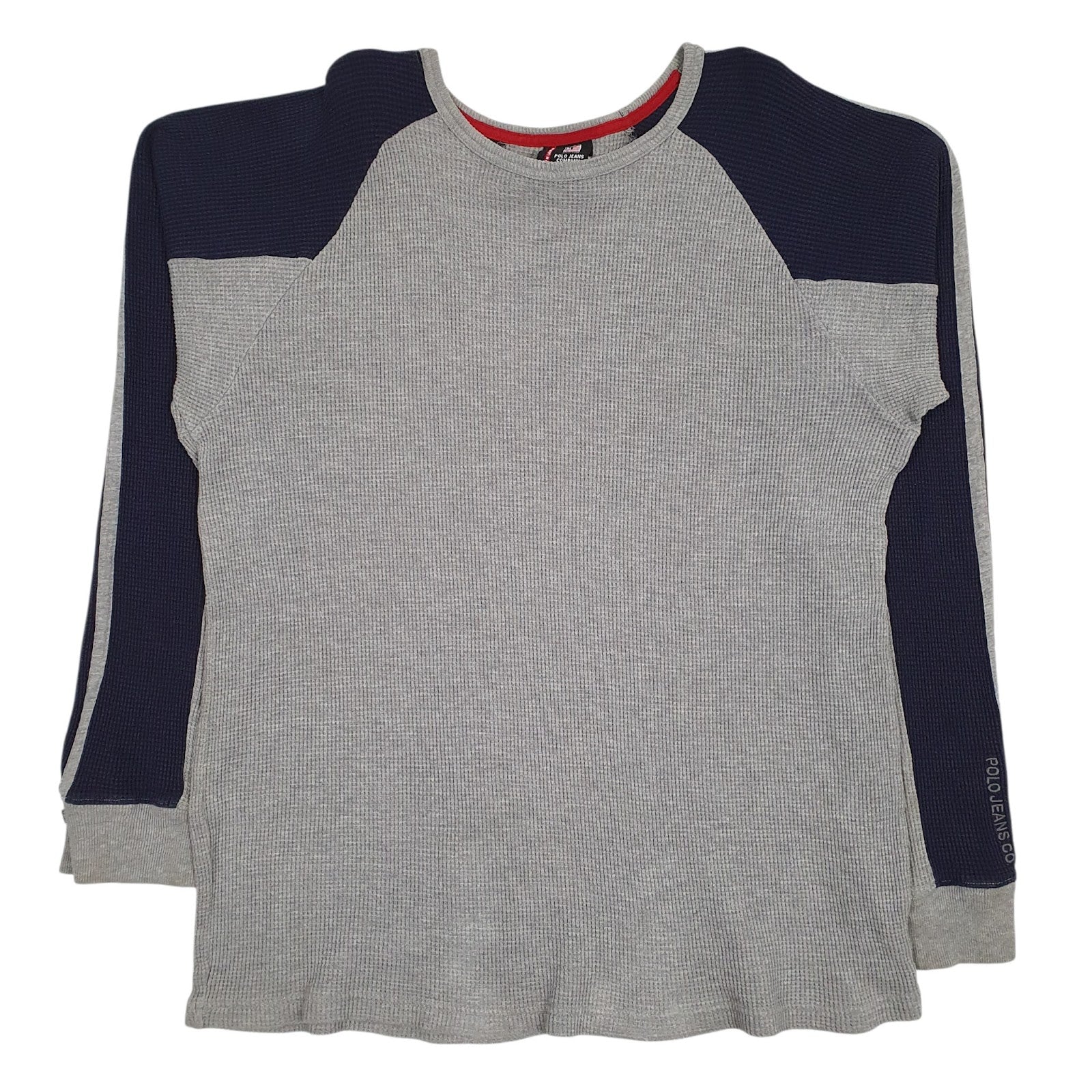 Mens Grey Ralph Lauren Polo Jeans Crewneck Jumper