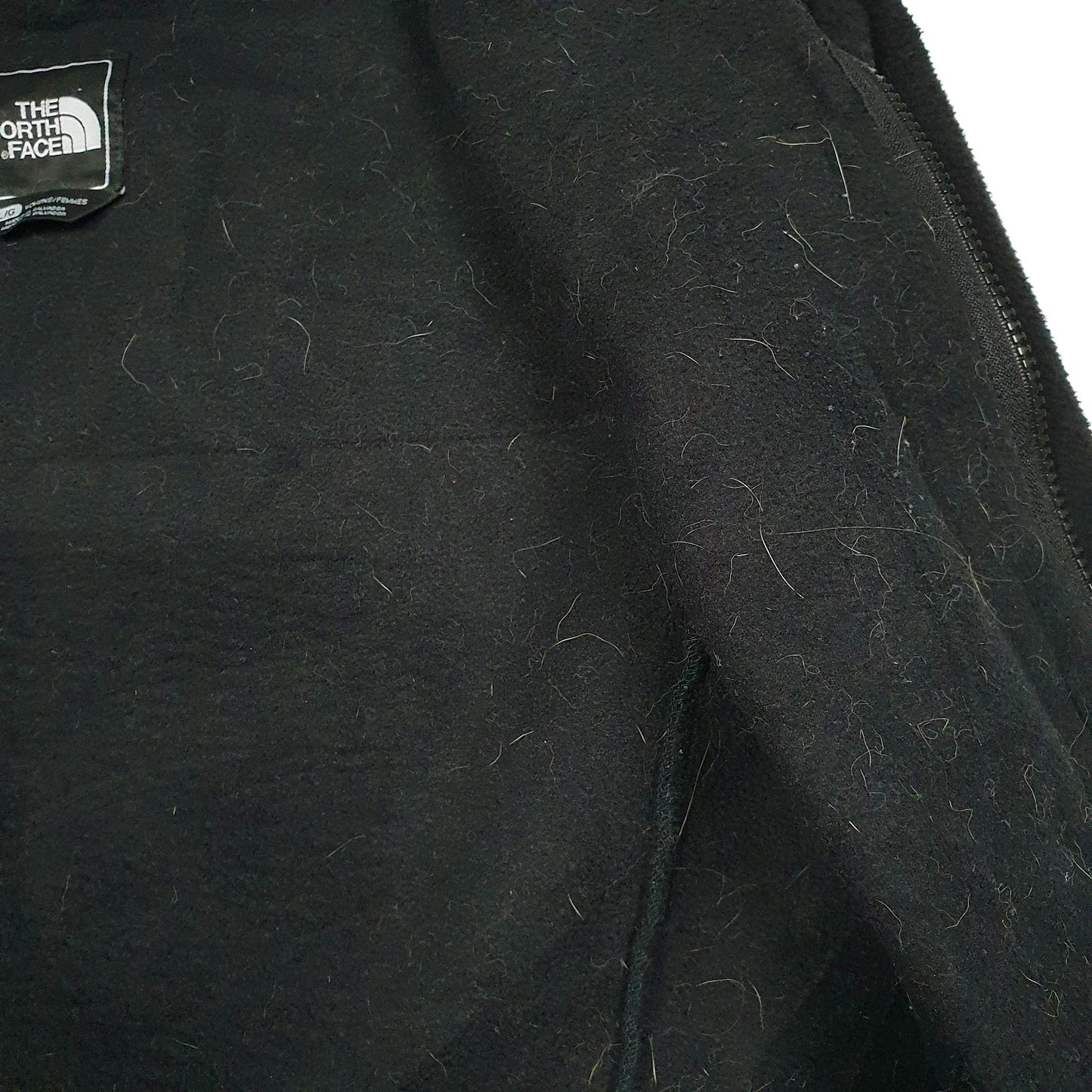 Womens Black The North Face Denali Full Zip Jumper