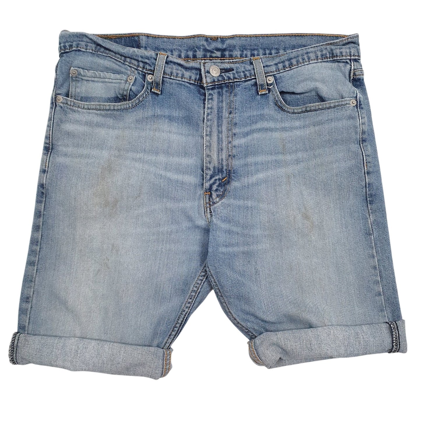 Mens Blue Levis  Denim Shorts