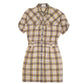 Womens Yellow Any Sis  Short Sleeve Dress