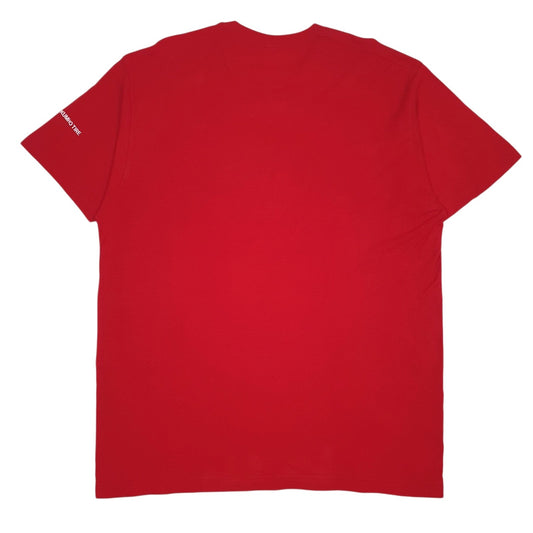 Mens Red Tultex   T Shirt