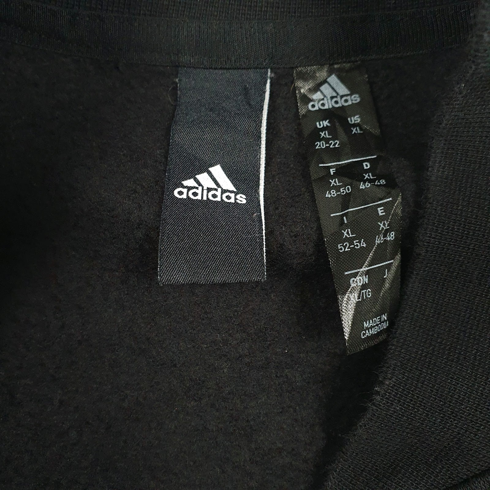 Womens Black Adidas  Full Zip Jumper