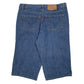 Mens Blue Levis   Shorts