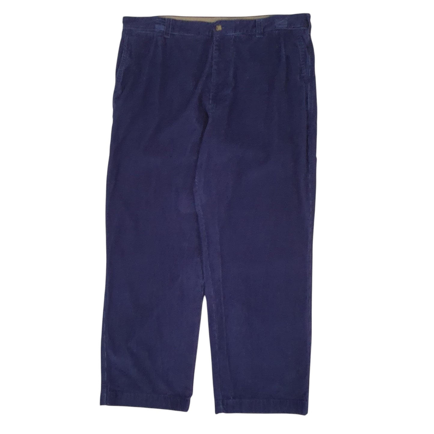 Mens Navy L.L.Bean Double L Classic Fit Corduroy Trousers