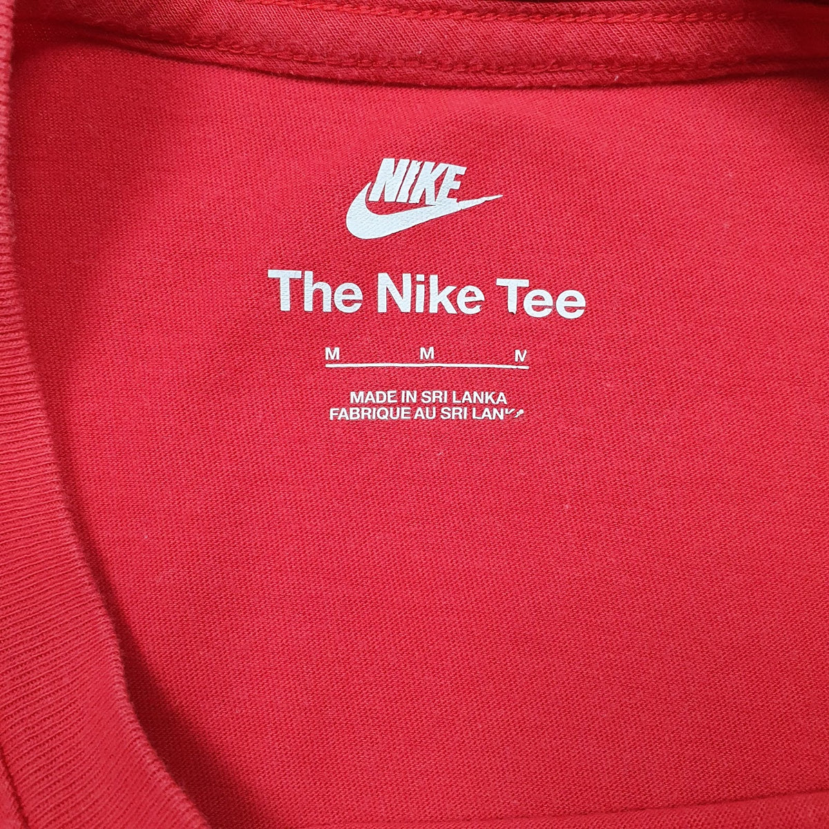 Mens Red Nike   T Shirt