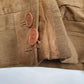 Womens Brown Conbipel Bomber Suede  Coat