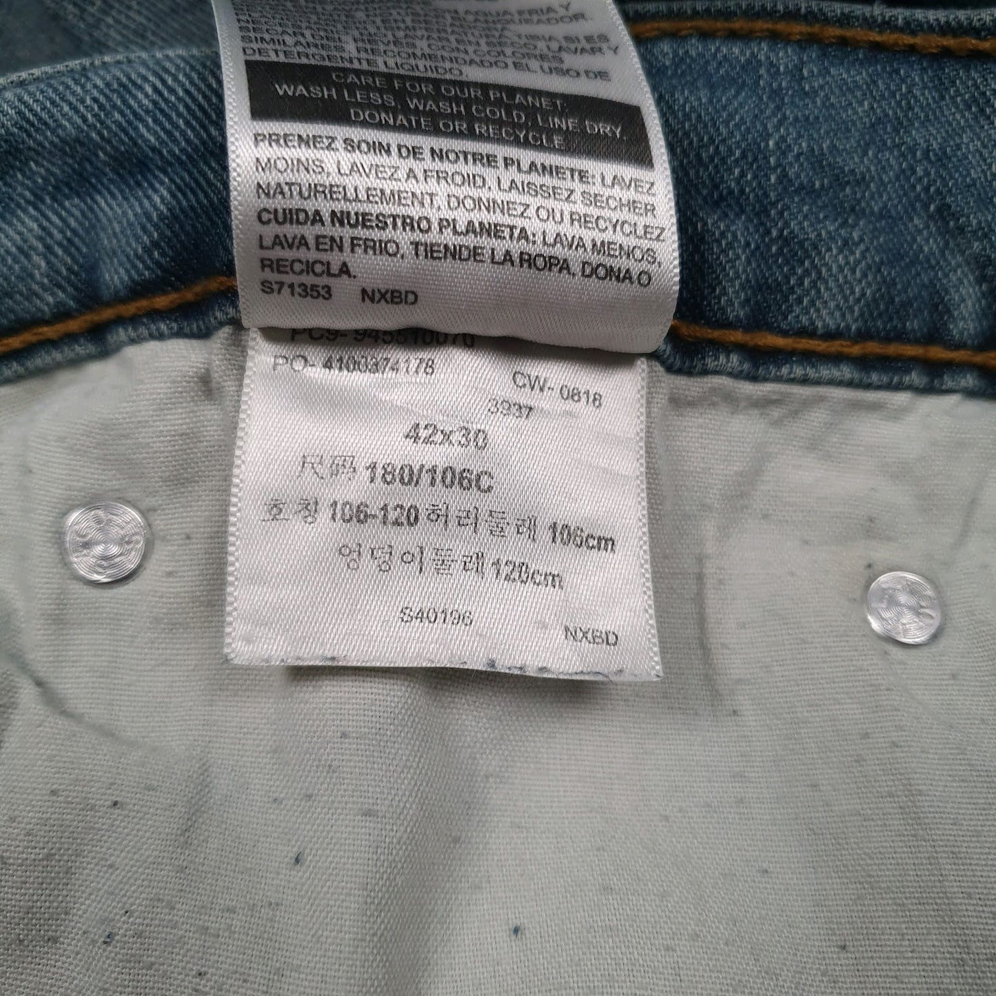 Mens Blue Levis   Jeans