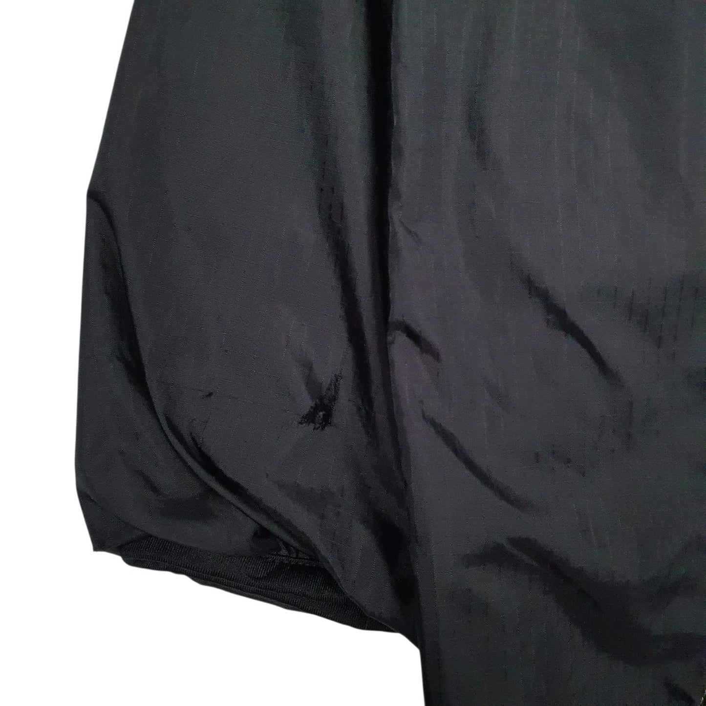Mens Black Lee Fleece Lined Baggy  Coat