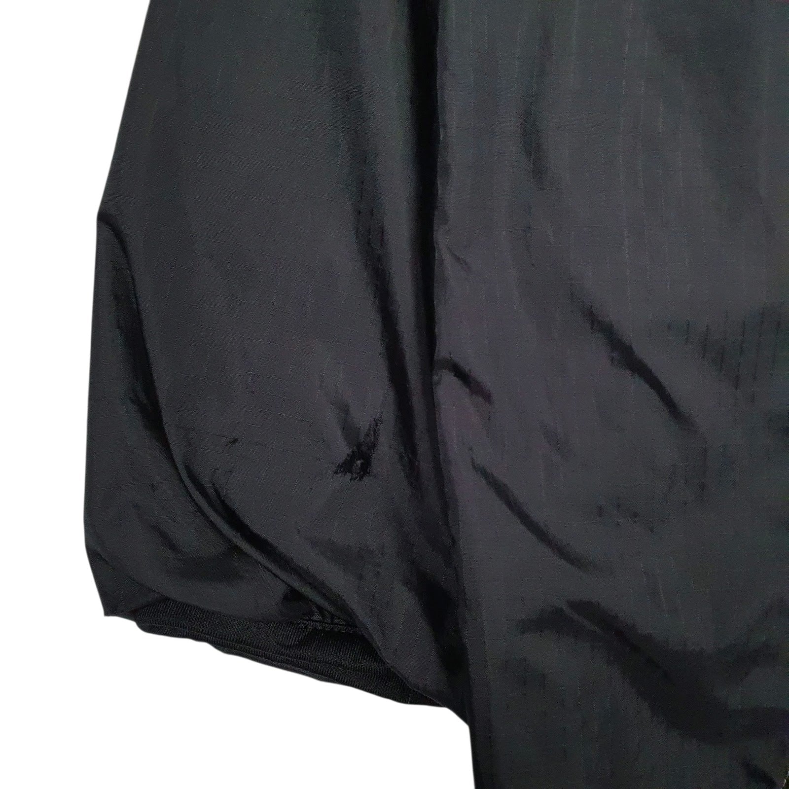 Mens Black Lee Fleece Lined Baggy  Coat