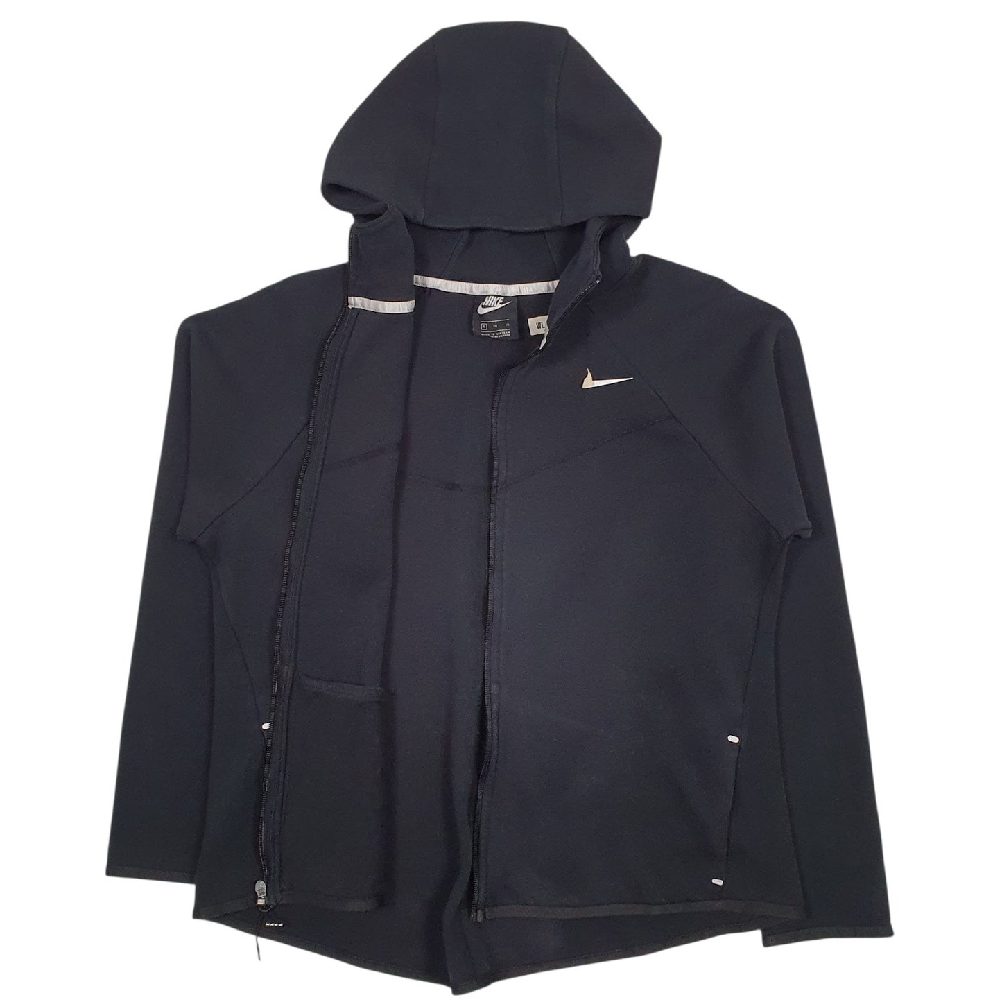 Womens Black Nike Colorado College Lacrosse Full Zip Jumper